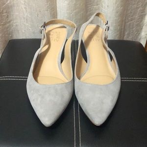 NWOT Naturalizer Grey Suede Sling-Back Heel (2”)